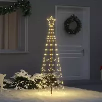 LED Kalėdinė eglutė su žemės kuoleliais Šilta balta 250 cm