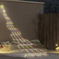 LED Kalėdinė eglutė su žemės kuoleliais Įvairiaspalvis 511 cm