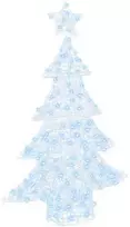 Kalėdų eglutė 100 LED Šalta balta 120 cm Akrilas