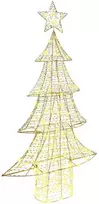 Kalėdų eglutė 160 LED Šilta balta 151 cm PET
