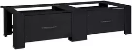 Skalbyklės pjedestalas 2 pcs Juodas 127 x 54,5 x 32,5 cm