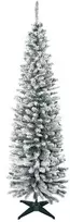 HOMCOM Dirbtinė Kalėdų eglutė, 180 cm, su dirbtiniu sniegu, su 390 šakų galiukų, nuimamas stovas, Kalėdoms, vidaus, žalia