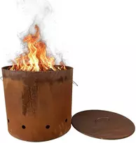 Relaxdays Corten plieno ugnies statinė
