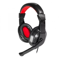 Mars Gaming MRH0 Gaming Headset with Microphone / LED / USB / 2m Cable / BOX DAMAGED (Pažeista pakuotė)