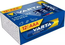 VARTA šarminės baterijos R3 (AAA) Longlife Power 12 vnt.
