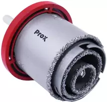 Grąžtas PROX Kroņurbju kompl. ar volframa zobiem d.33-53-67-73mm blisterī