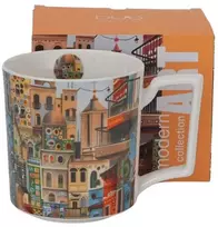 DUO Porcelianinis puodelis 750ml,"Miestas"