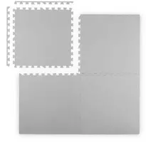 Ricokids didelis putplasčio dėlionės kilimėlis 60x60 cm 4 vnt. pilkas