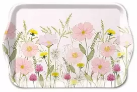 Ambiente Padėklas iš melamino 13x21cm "Rausvos gėlytės"