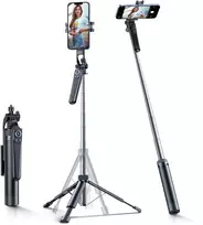 Wozinsky Asmenukių lazda WC1Y30S teleskopinis trikojis 1,3 m su telefono laikikliu - juodas