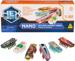 „Hex Bots Nano 6“ miniatiūrinių robotų figūrėlių rinkinys