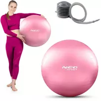 Mankštos kamuolys 55 cm NS-950 rožinis