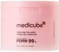Medicube Salmon DNA PDRN Rožinė Collagen Jelly Pad veido padeliai 70 vnt
