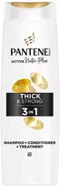 Plaukų šampūnas, kondicionierius ir intensyvi priežiūra PANTENE Thick&Strong 3in1, 325 ml