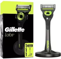 Gillette Razor Labs 1 ašmenys + magnetinis stovas Neon Night