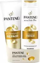 Rinkinys: Plaukų šampūnas ir kondicionierius PANTENE Intensive Repair Active Nutri-Plex, 400 ir 275