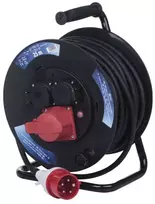 Ilgintuvas ritėje su įžeminimu IP44 Ilgintuvas ritėje su įžeminimu IP44 Emos 4viet./25m/5x1.5mm