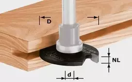 Festool Diskinė griovelių freza HW D40x3,5