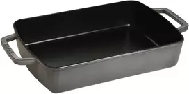 STAUB Kepimo indas 30 x 20 cm, pilkas
