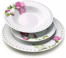 Affek Design LEA MALLOW pietų rinkinys 18 dalių 21,8 cm/19,2/27 cm sriubos lėkštė 220 ml