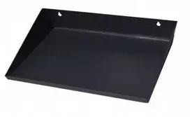 HARVIA apsauginis padėklas ant sienos montuojamoms krosnelėms, juodas 430 x 265 mm
