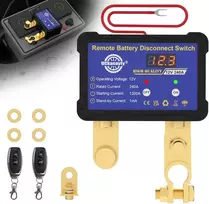 UCkasayfy nuotoliniu būdu valdomas 12 V 240 A akumuliatoriaus atjungiklis su LED įtampų indikatoriumi BS005
