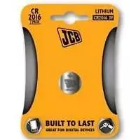 JCB knoflíková lithiová baterie CR2016, blistr 1 ks