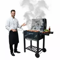 Anglies kepsninė su ketaus grotelėmis