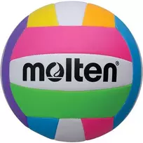 Tinklinio kamuolys beach leisure MOLTEN MS500-NEON sint. oda 5d.