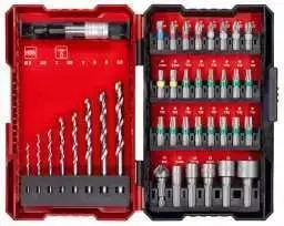 Grąžtas KWB Einhell Bohrer- & Bit-Satz, 39-teilig (1/4", in L-Box)
