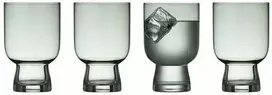 Lyngby Glas Sorrento vandens stiklinės, 300 ml, 4 vnt., žalios