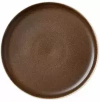 Studio Round North pietų lėkštė, 21 cm, matinės baltos/matinės rudos spalvos
