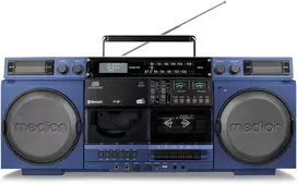 Medion LIFE® P66538 Retro-Boombox blau