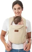 MOMCOZY ERGONOMINĖ KŪDIKIŲ NEŠIOKLĖ WEESNUG, COTTON KHAKI