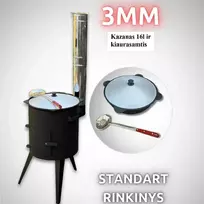 Kazan Mangal Krosnelė kazanui / 16l Kazanas / Kiaurasamtis