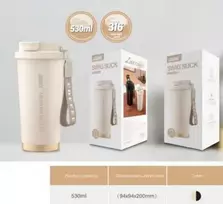 Daugkartinis kavos puodelis su dangteliu 530 ml (MD-KB36)