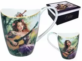 Carmani puodelis 350ml,"Mergina su gitara"