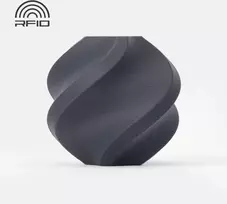 3D Plastikas – Filamentas PLA-CF With spool/Su rite Lava pilkos spalvos | 1.75 mm, 1kg | Bambu Lab