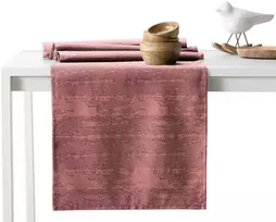 Staltiesių komplektas 115×300+35×300 senovinė rožinė AH VESTA