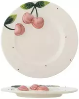 CREATIVE COLLECTION Berrie lėkštė, rožinė, akmens masės