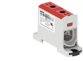 MOREK Złączka OTL95 spalva raudona 1xAl/Cu 6-95mm2 1000V AC / 1500V DC Zacisk universalus MAA1095R10