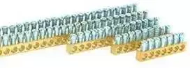 Morek Žalvarinė gnybtų juosta BB142-10, 142 bėgeliai, 1,5-16 mm², 63A, 1 m MAD0142E21