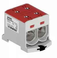 Morek OTL150-2 jungtis, raudona, 2xAl/Cu, 25-150mm2, 1000V AC / 1500V DC, universalus gnybtas, MAA2150R10