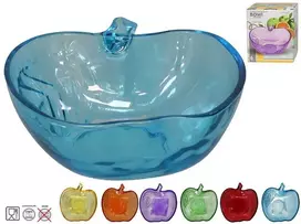 Stiklinis dubuo obuolio formos 12,5 x 13 x 4,7 cm, 6 dizainai, KITCHEN&GO
