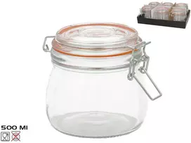 Hermētiska burka 500 ml 10 5 x 11 x 14 cm KITCHEN&GO ()