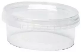 Usorteret Plastikinis kibiras + dangtelis PP Ø118x87mm 565ml 264 vnt./indelis