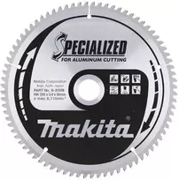 Handkreissäge Makita SPECIALIZED FOR ALU / Scheibendurchmesser [mm]: 250 / Bohrungsdurchmesser: 30 mm / Zähnezahl: 80
