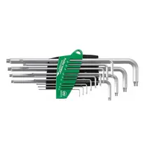 L-formos raktų rinkinys WIHA TORX Titanium sidabrinis (13 vnt.)