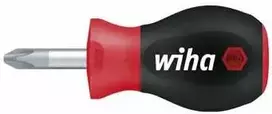 Atsuktuvas Wiha SoftFinish® Phillips, trumpas Stubby (PH1 x 25x4,5mm)