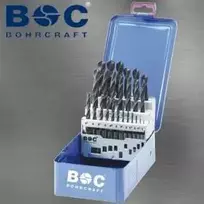 Grąžtas Grąžtų rinkinys BOHRCRAFT DIN 338 HSS-R /1,0 - 13,0 x 0,5 mm, 25 vnt.